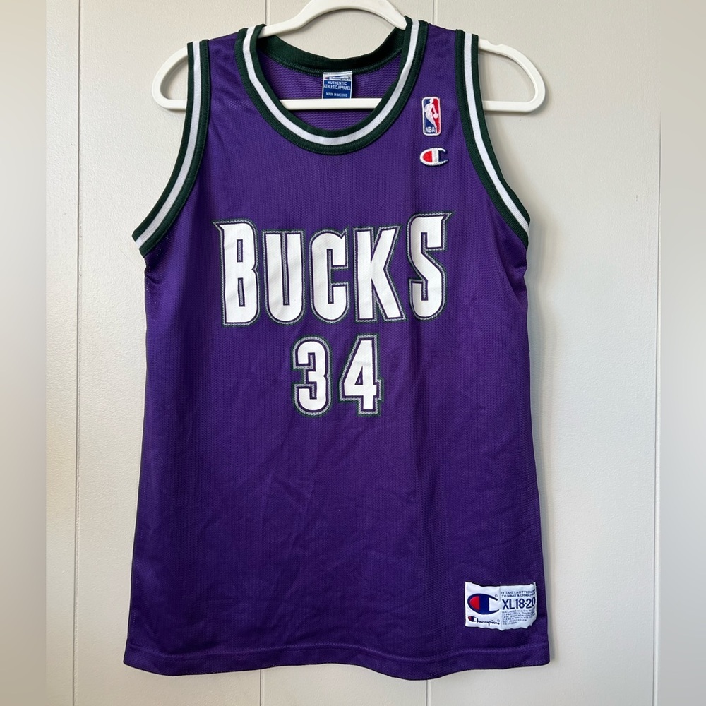 NBA Vintage Champion Milwaukee Bucks Ray Allen Jersey